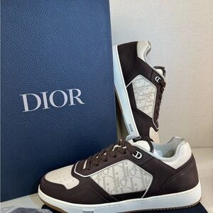 Dior b27 low brown white